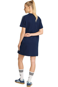 adidas vestidos mujer ORIGINALS ALEMANIA AZUL vista trasera