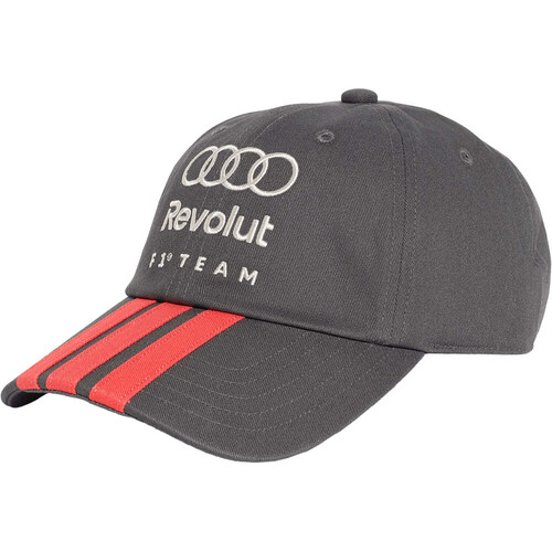 adidas visera lona AUDI REVOLUT F1 TEAM DNA 3 STRIPES GRIS