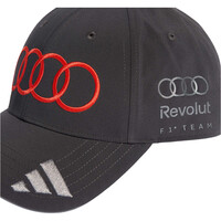 adidas visera lona AUDI REVOLUT F1 TEAM GABRIEL BORTOLETO GRIS 02