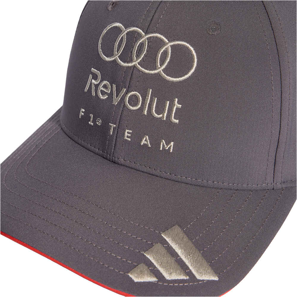 adidas visera lona AUDI REVOLUT F1 TEAM GRIS 02