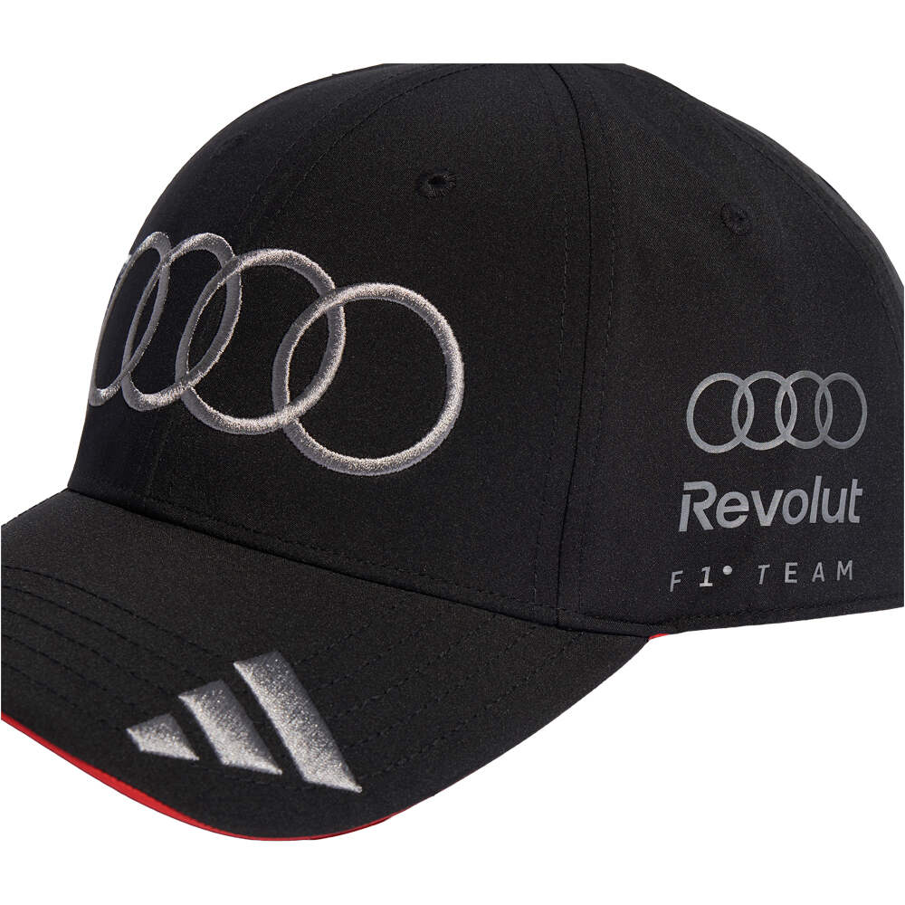 adidas visera lona AUDI REVOLUT F1 TEAM NICO HULKENBERG NEGRO 02