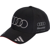 adidas visera lona AUDI REVOLUT F1 TEAM NICO HULKENBERG NEGRO vista frontal