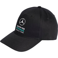 adidas visera lona MERCEDES - AMG PETRONAS FORMULA 1 TEAM DNA BASEBALL CAP NEGRO vista frontal