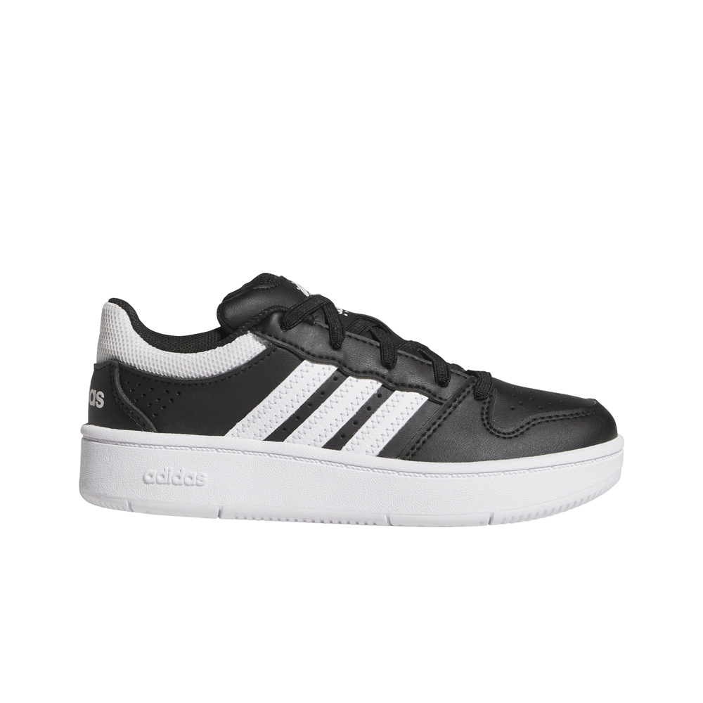 adidas Zap. Basket Baja Inf HOOPS CLASSIC NEGRO lateral exterior
