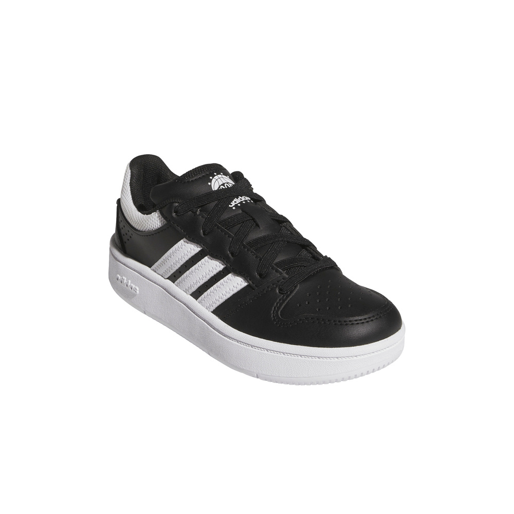 adidas Zap. Basket Baja Inf HOOPS CLASSIC NEGRO lateral interior