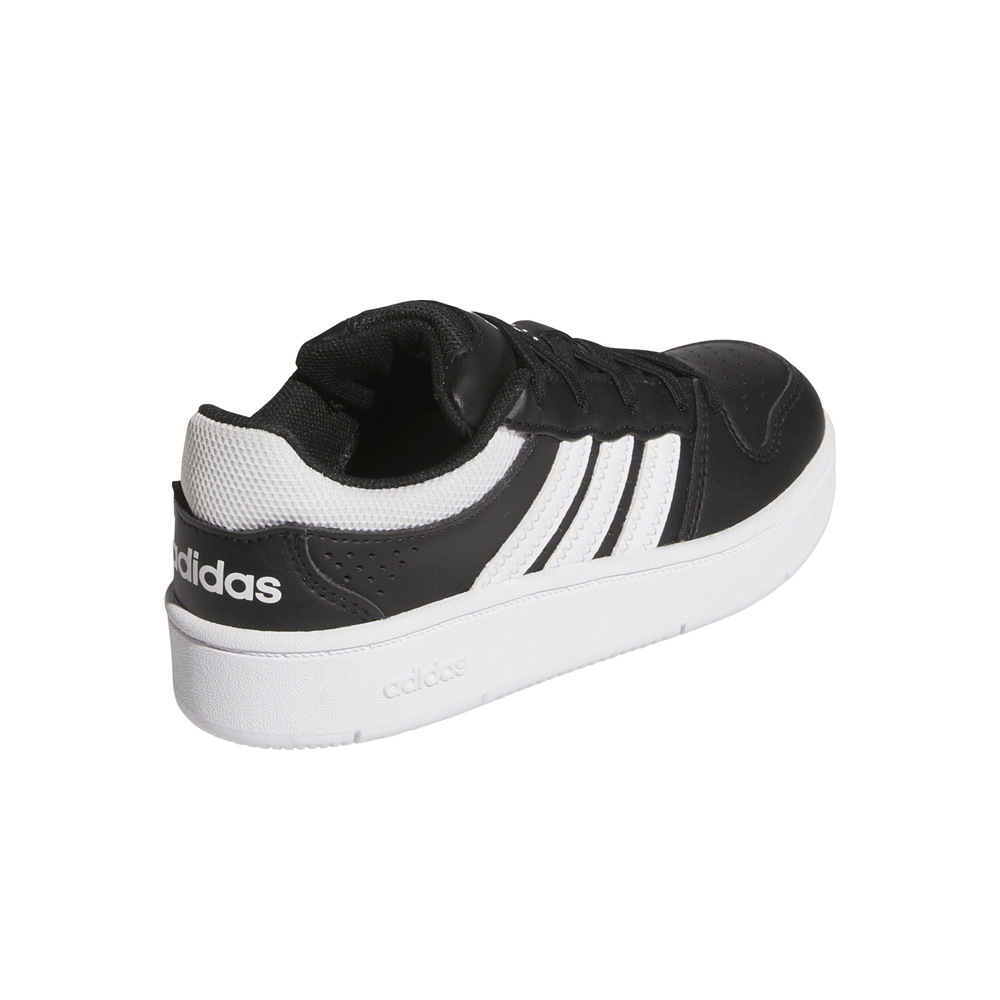 adidas Zap. Basket Baja Inf HOOPS CLASSIC NEGRO vista trasera