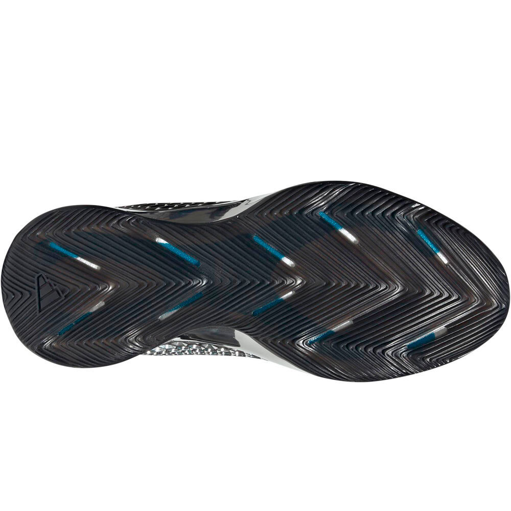 adidas zapatilla baloncesto ANTHONY EDWARDS 1 NEGRO vista superior