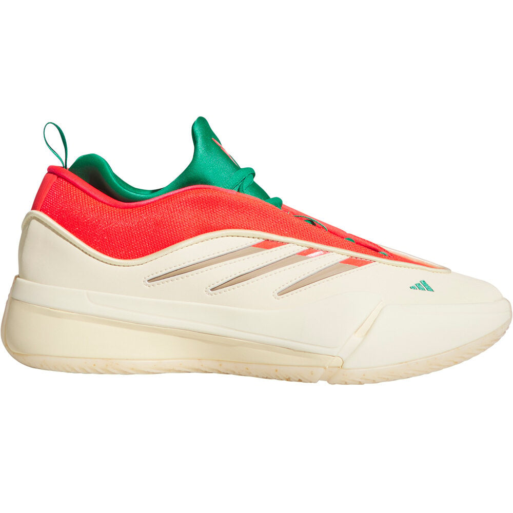 adidas zapatilla baloncesto DAME 9 NARANJA lateral exterior