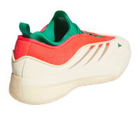 adidas zapatilla baloncesto DAME 9 NARANJA vista trasera