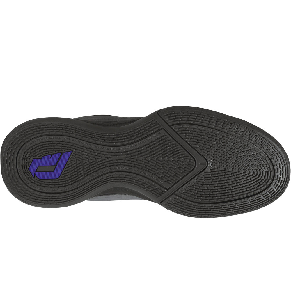 adidas zapatilla baloncesto DAME X NEGRO vista superior