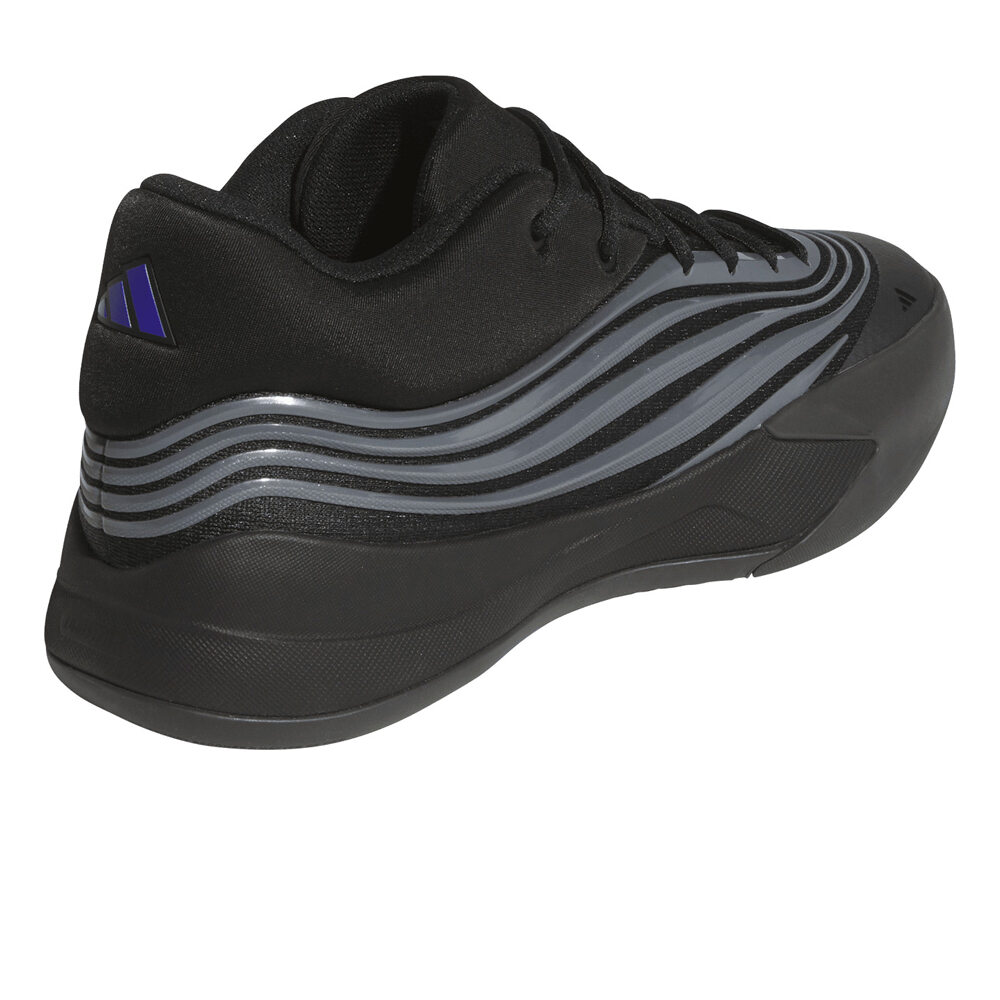 adidas zapatilla baloncesto DAME X NEGRO vista trasera
