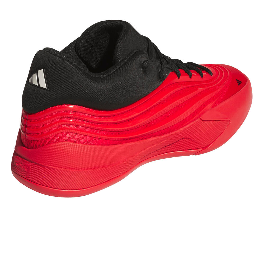 adidas zapatilla baloncesto DAME X RONE ROJO vista trasera