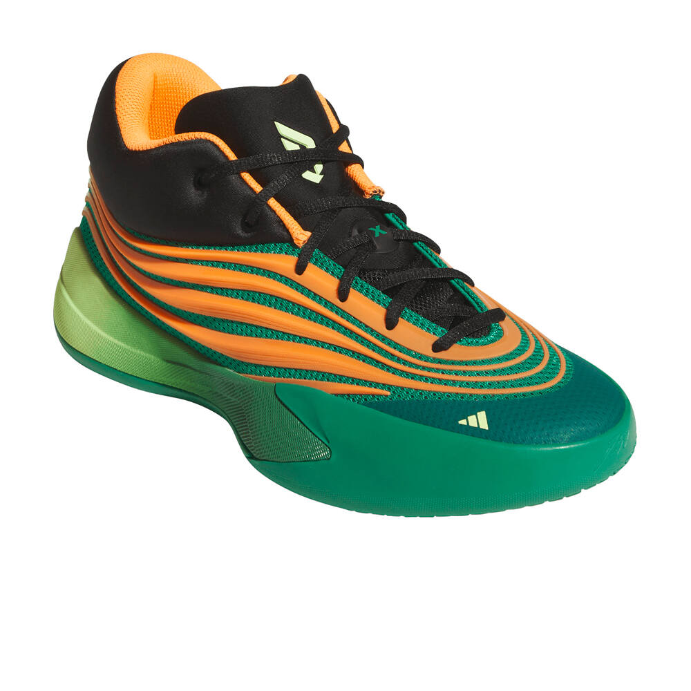 adidas zapatilla baloncesto DAME X VENA VERDE lateral interior