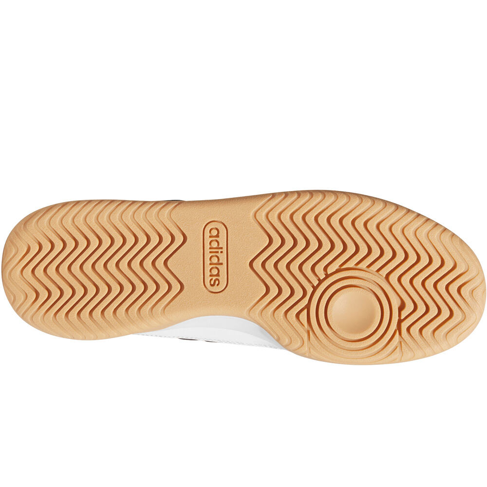 adidas zapatilla baloncesto TURNAROUND BLANCO vista superior