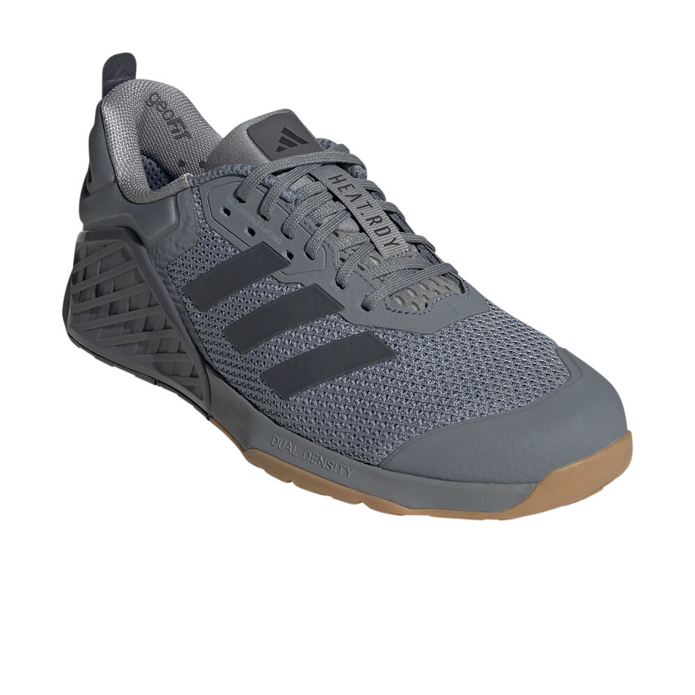 adidas zapatilla cross training hombre DROPSET 3 TRAINER GRIS lateral interior