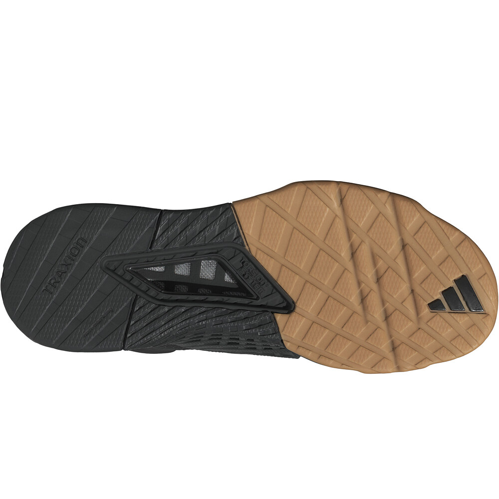 adidas zapatilla cross training hombre DROPSET 3 TRAINER NEGRO vista superior