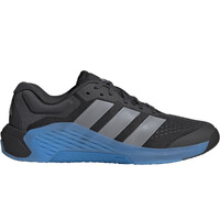 adidas zapatilla cross training hombre DROPSET 4 POWER TRAINER GRIS lateral exterior