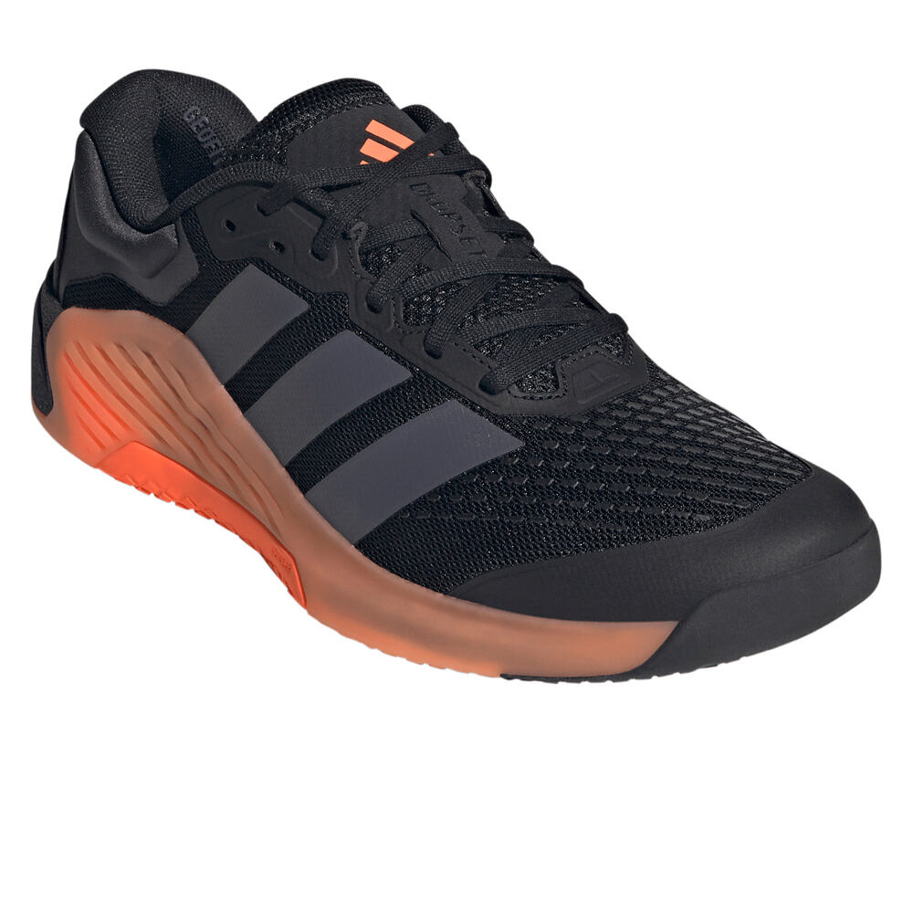 adidas zapatilla cross training hombre DROPSET 4 POWER TRAINER GRIS lateral interior