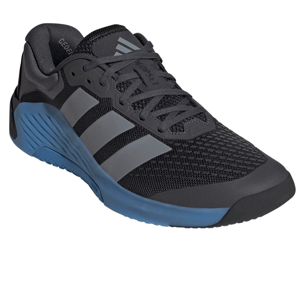 adidas zapatilla cross training hombre DROPSET 4 POWER TRAINER GRIS lateral interior