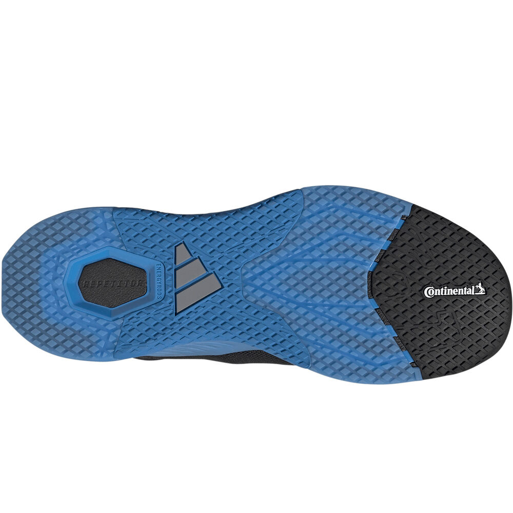 adidas zapatilla cross training hombre DROPSET 4 POWER TRAINER GRIS vista superior