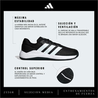 adidas zapatilla cross training hombre DROPSET BASE NEGRO 06