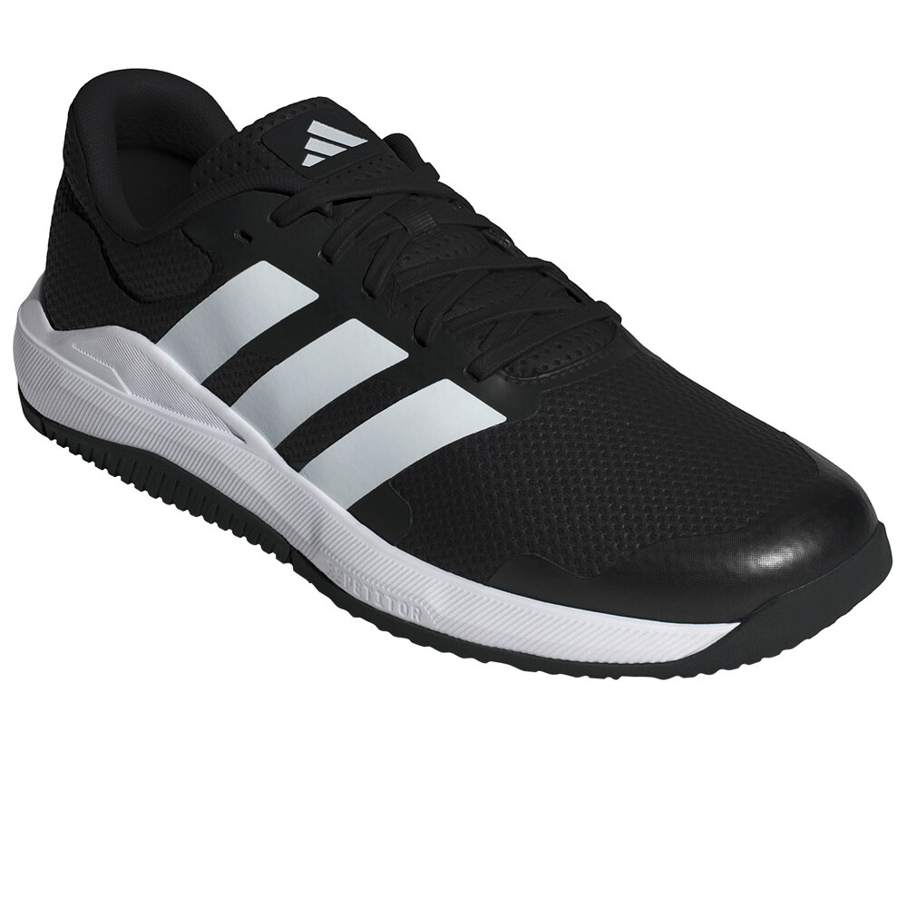 adidas zapatilla cross training hombre DROPSET BASE NEGRO lateral interior