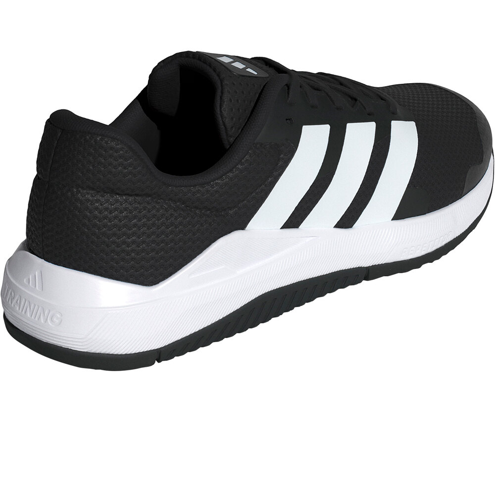 adidas zapatilla cross training hombre DROPSET BASE NEGRO vista trasera