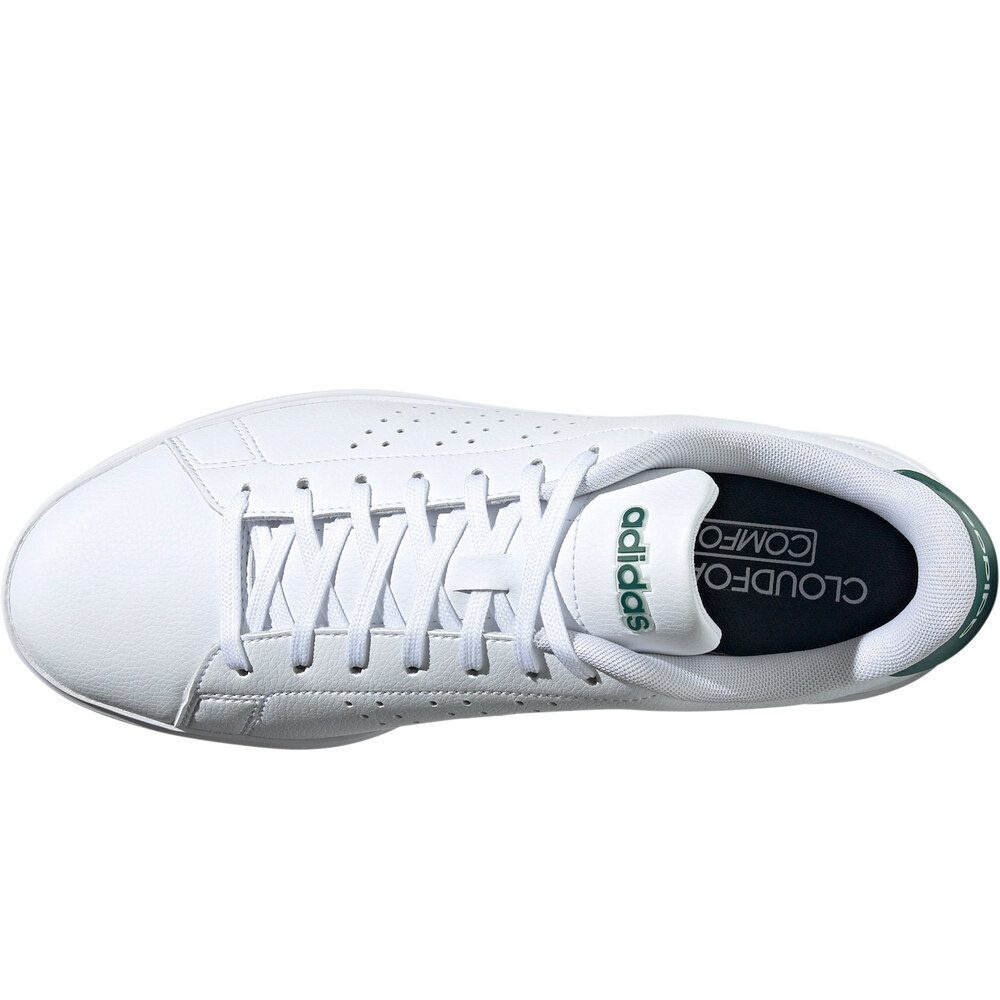 adidas zapatilla moda hombre ADVANTAGE 2.0 BLANCO 05