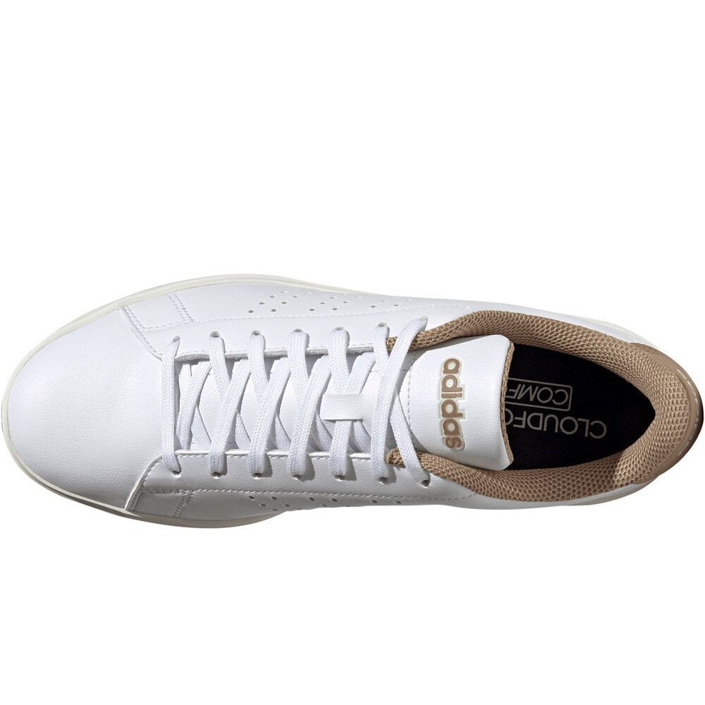 adidas zapatilla moda hombre ADVANTAGE 2.0 BLANCO 05