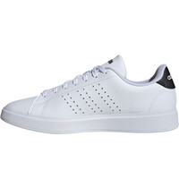 adidas zapatilla moda hombre ADVANTAGE 2.0 BLANCO puntera