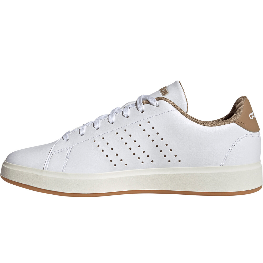 adidas zapatilla moda hombre ADVANTAGE 2.0 BLANCO puntera