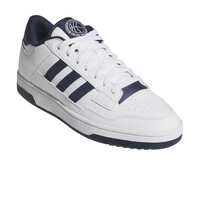 adidas zapatilla moda hombre RAPID COURT LOW BLANCO lateral interior