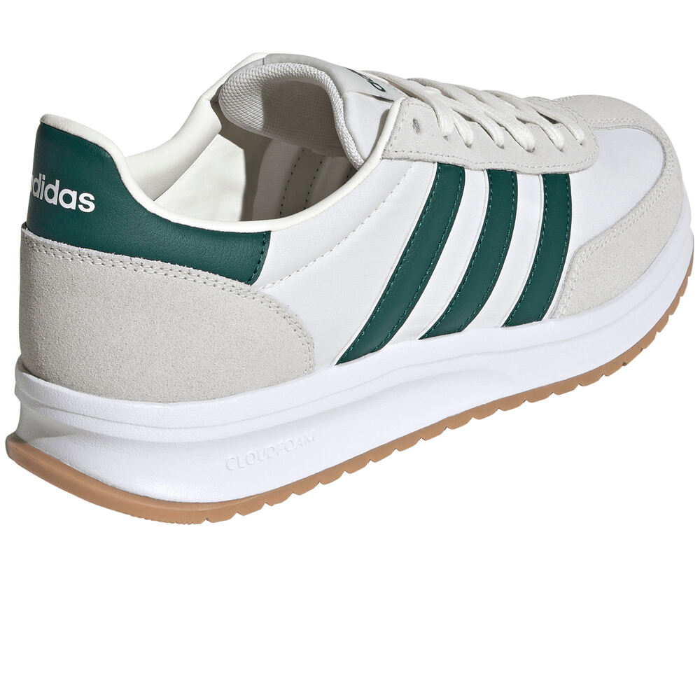 adidas zapatilla moda hombre RUN 70S 2.0 BLANCO vista trasera