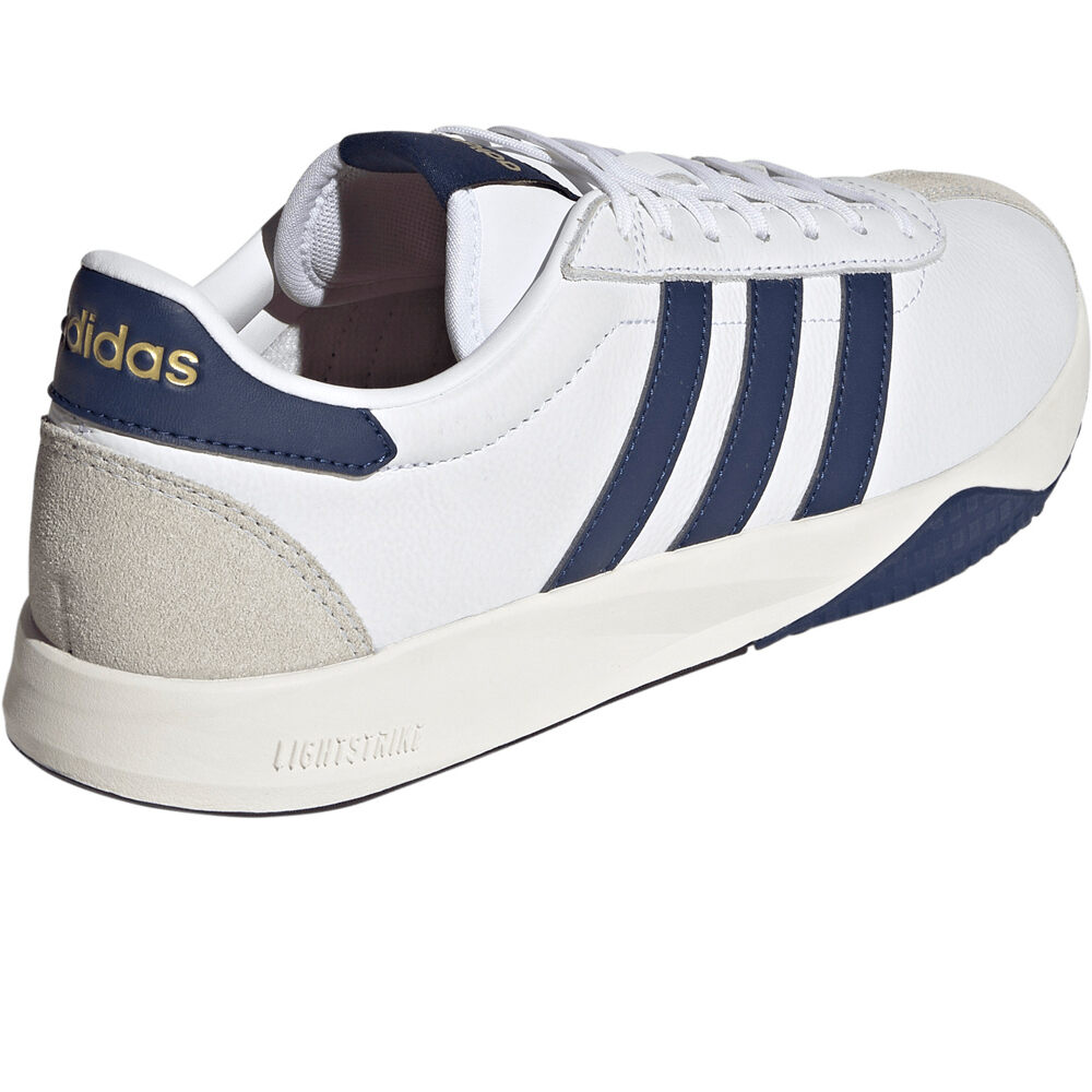 adidas zapatilla moda hombre RUN 76/26 BLANCO vista trasera