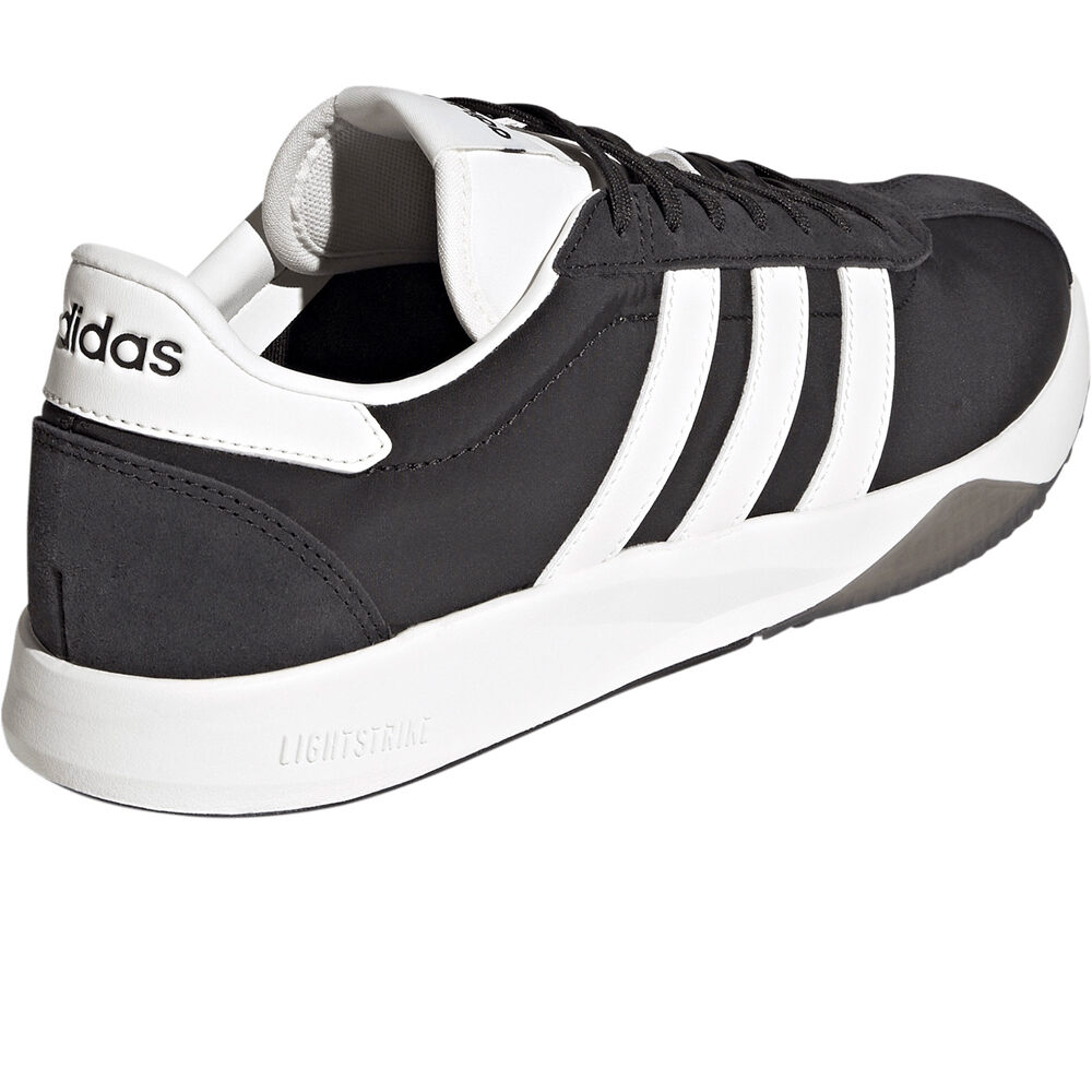 adidas zapatilla moda hombre RUN 76/26 NEGRO vista trasera