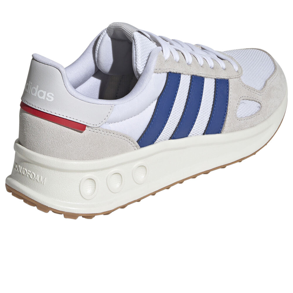 adidas zapatilla moda hombre RUN 84 BLANCO vista trasera