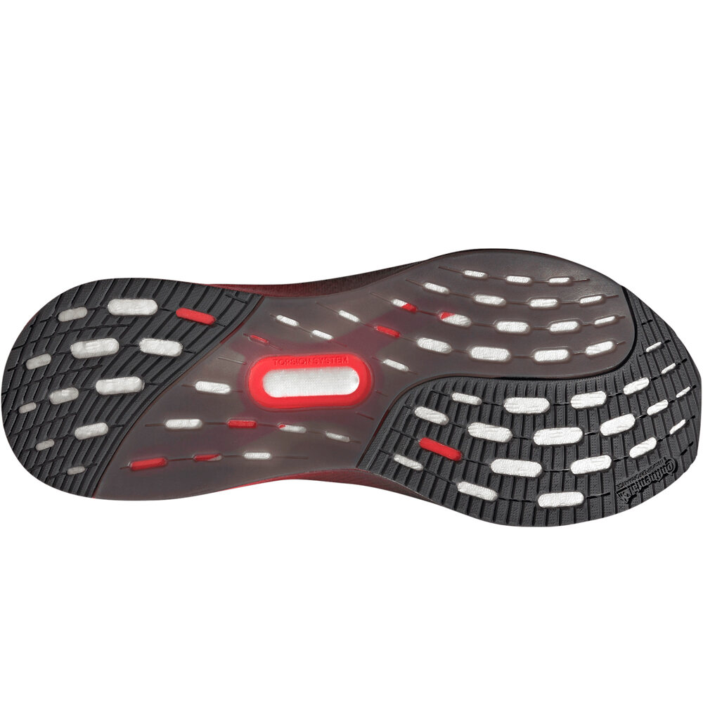 adidas zapatilla moda hombre ULTRABOOST 5X AUDI ROJO vista superior
