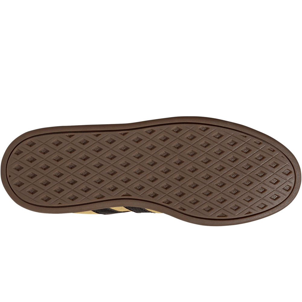adidas zapatilla moda mujer BREAKNET SLEEK AMARILLO vista superior