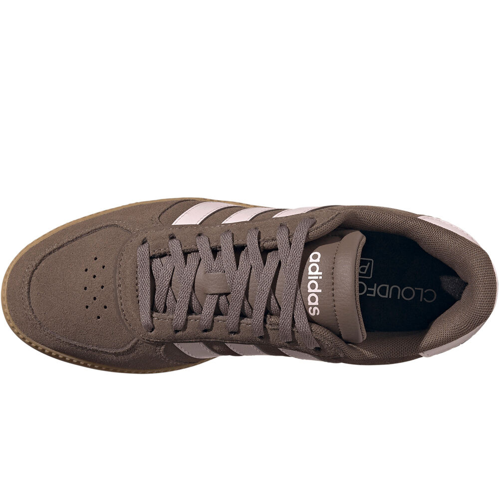 adidas zapatilla moda mujer BREAKNET SLEEK MARRON 05