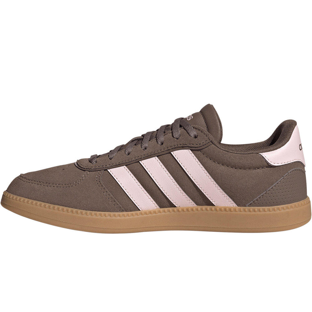 adidas zapatilla moda mujer BREAKNET SLEEK MARRON puntera