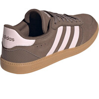 adidas zapatilla moda mujer BREAKNET SLEEK MARRON vista trasera
