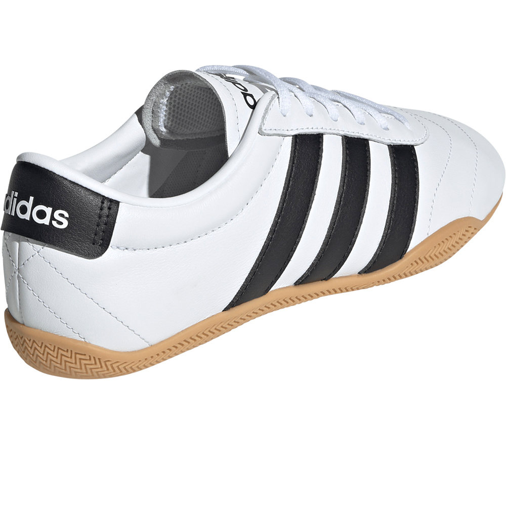 adidas zapatilla moda mujer GRAND COURT LOW BLANCO vista trasera