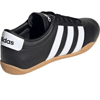 adidas zapatilla moda mujer GRAND COURT LOW NEGRO vista trasera