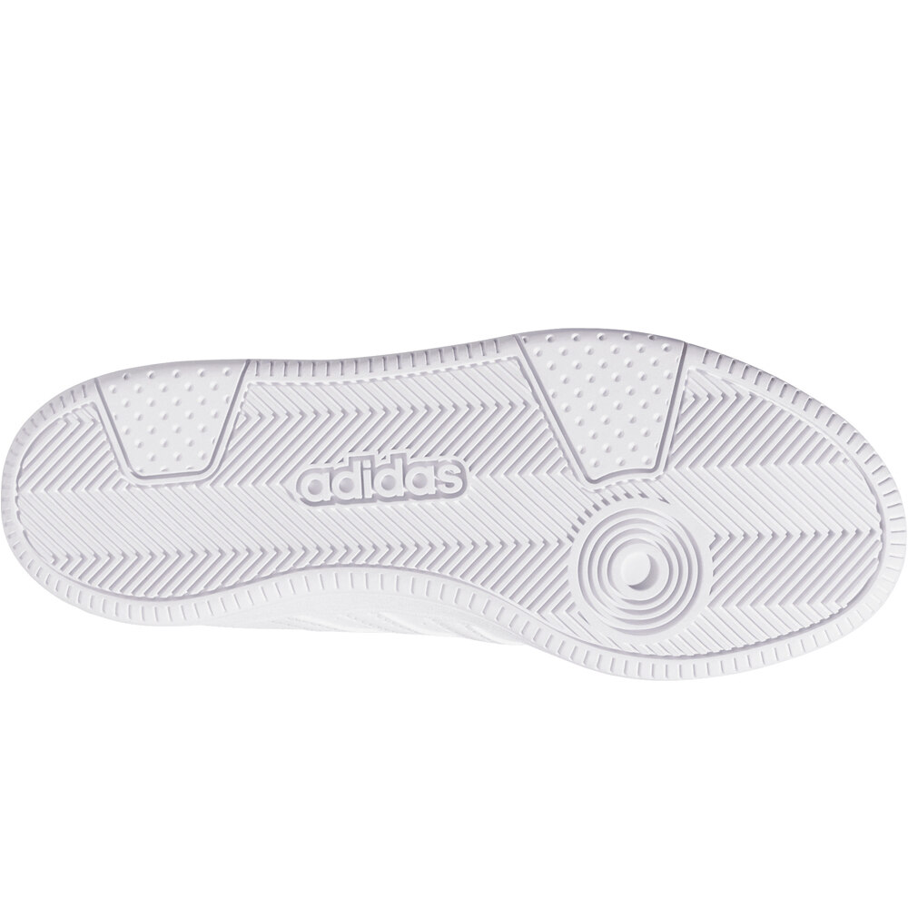 adidas zapatilla moda mujer HOOPS CLASSIC BLANCO vista superior