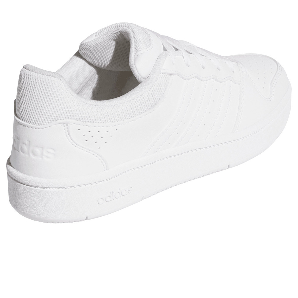 adidas zapatilla moda mujer HOOPS CLASSIC BLANCO vista trasera