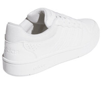 adidas zapatilla moda mujer HOOPS CLASSIC BLANCO vista trasera
