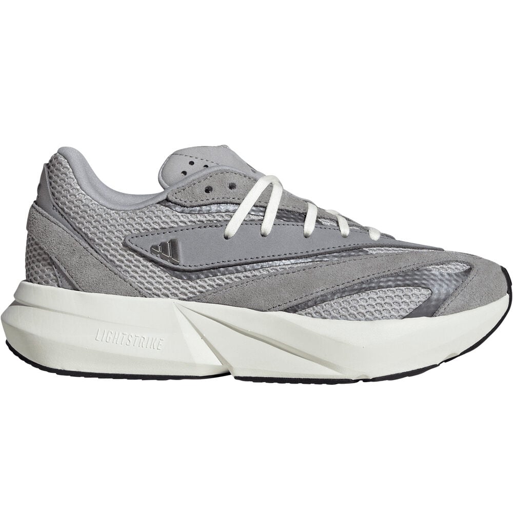 adidas zapatilla moda mujer LIGHTBLAZE GRIS lateral exterior
