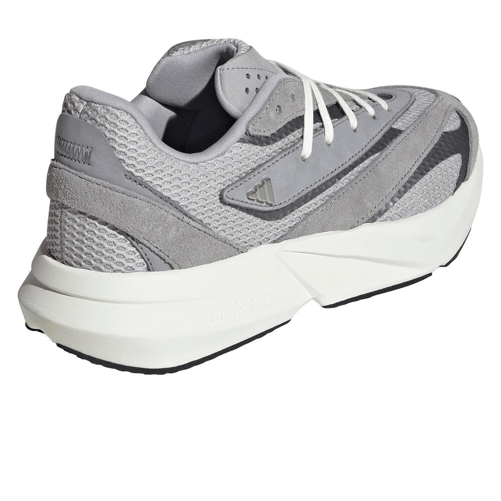 adidas zapatilla moda mujer LIGHTBLAZE GRIS vista trasera