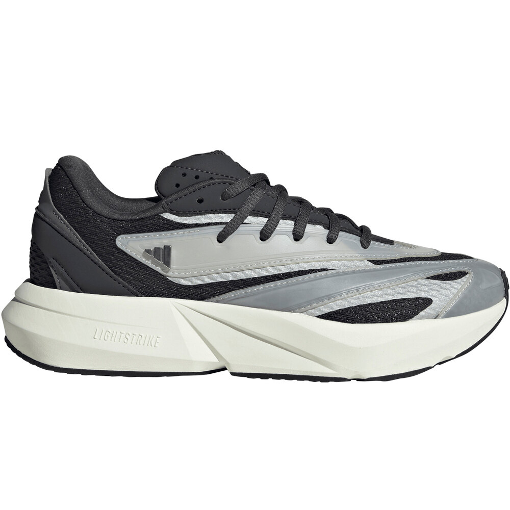 adidas zapatilla moda mujer LIGHTBLAZE NEGRO lateral exterior