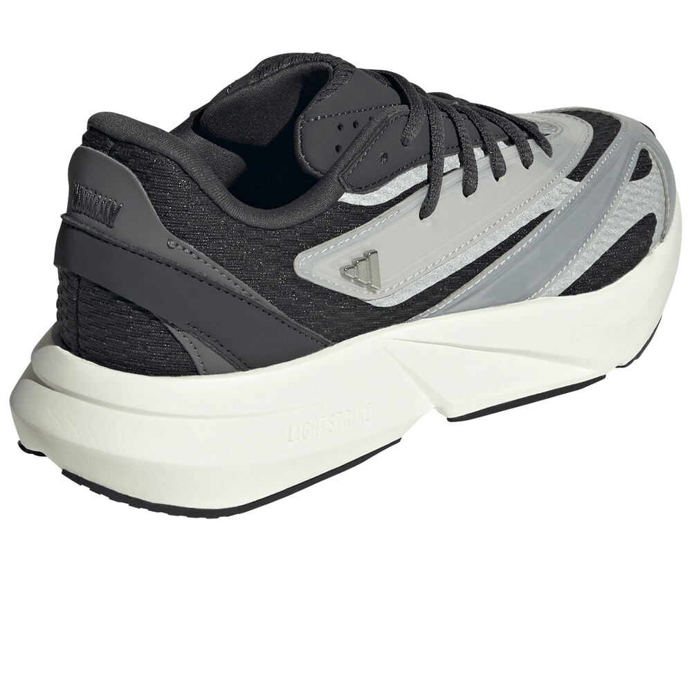 adidas zapatilla moda mujer LIGHTBLAZE NEGRO vista trasera